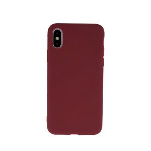 Matt TPU case for iPhone 11 burgundy