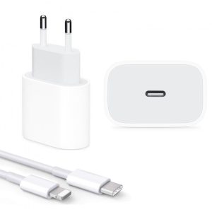 ADAPTER USB C 20W POWER + CABLE Type C- Lightning (Not Original)