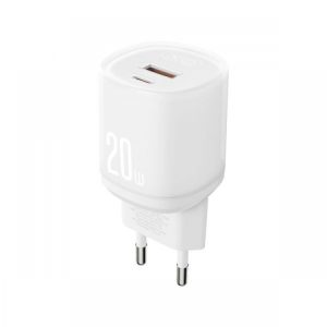 XO L144(EU) PD20W 1USB-A+1USB-C Fast White